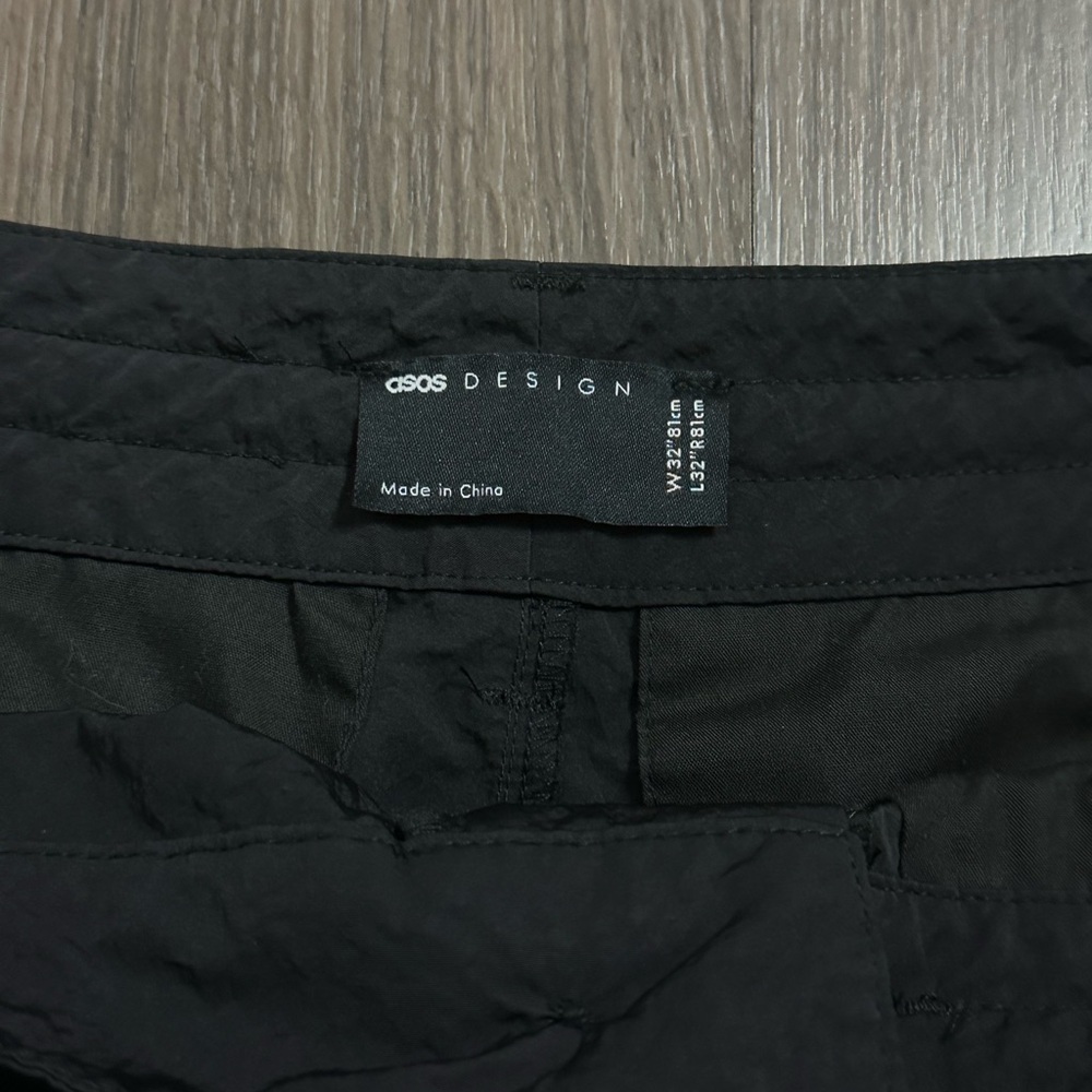 ASOS Black Cargo Pants - Picture 8 of 8
